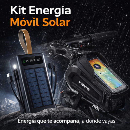 Kit Energía Móvil Solar – 30,000 mAh | 45W